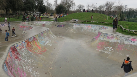 Hackney Concrete Bumps Skatepark