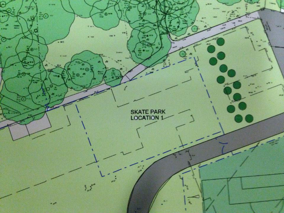 Barton Skatepark location