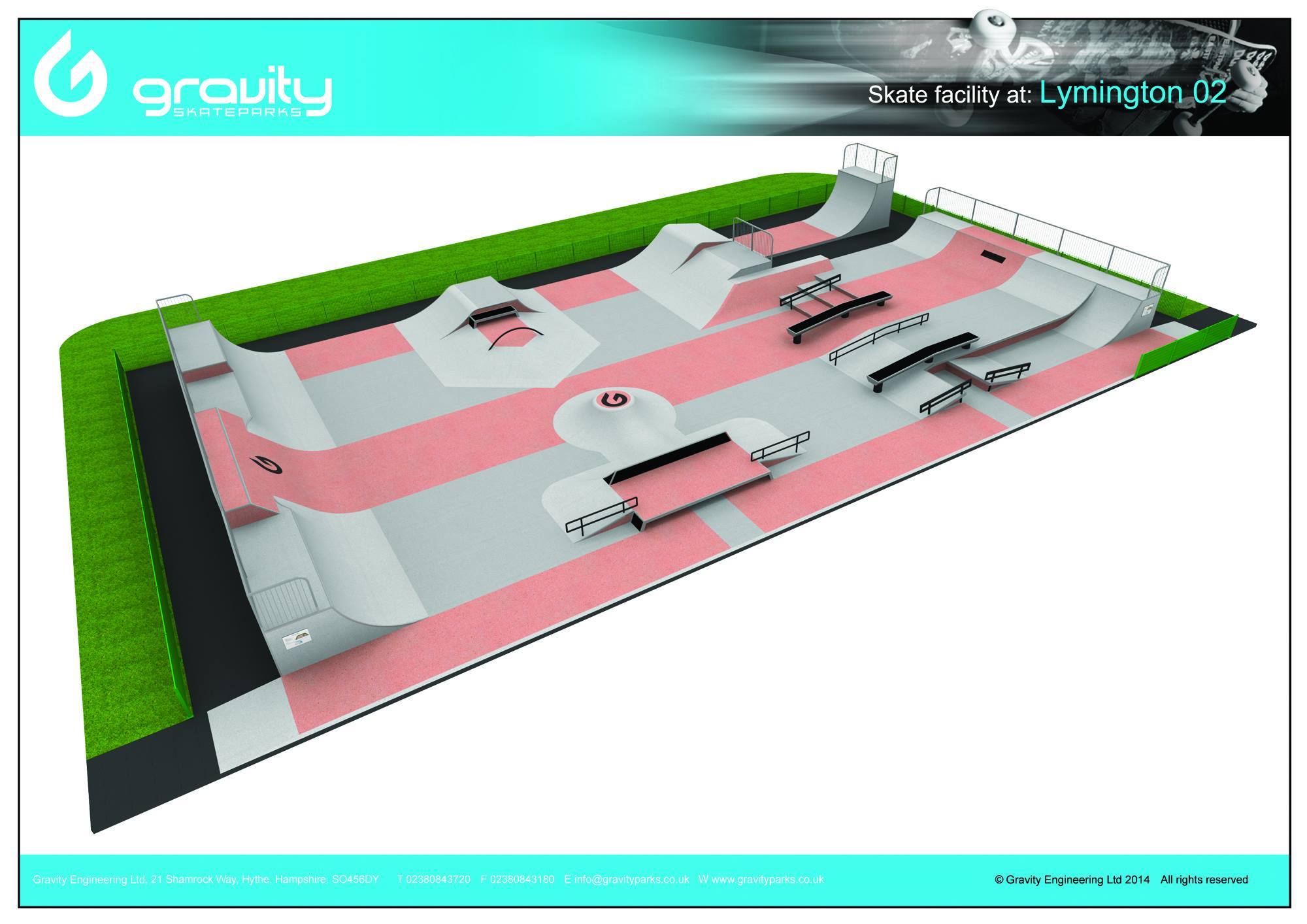 Lymington Skatepark Designs