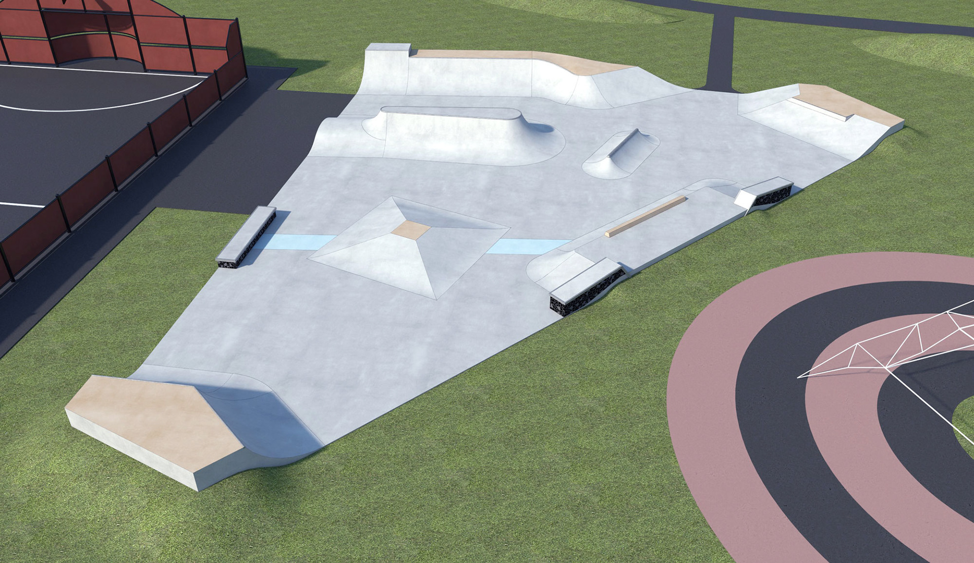 Lime Wood Fields Skatepark - Provided by Russell Heideman / Canvas
