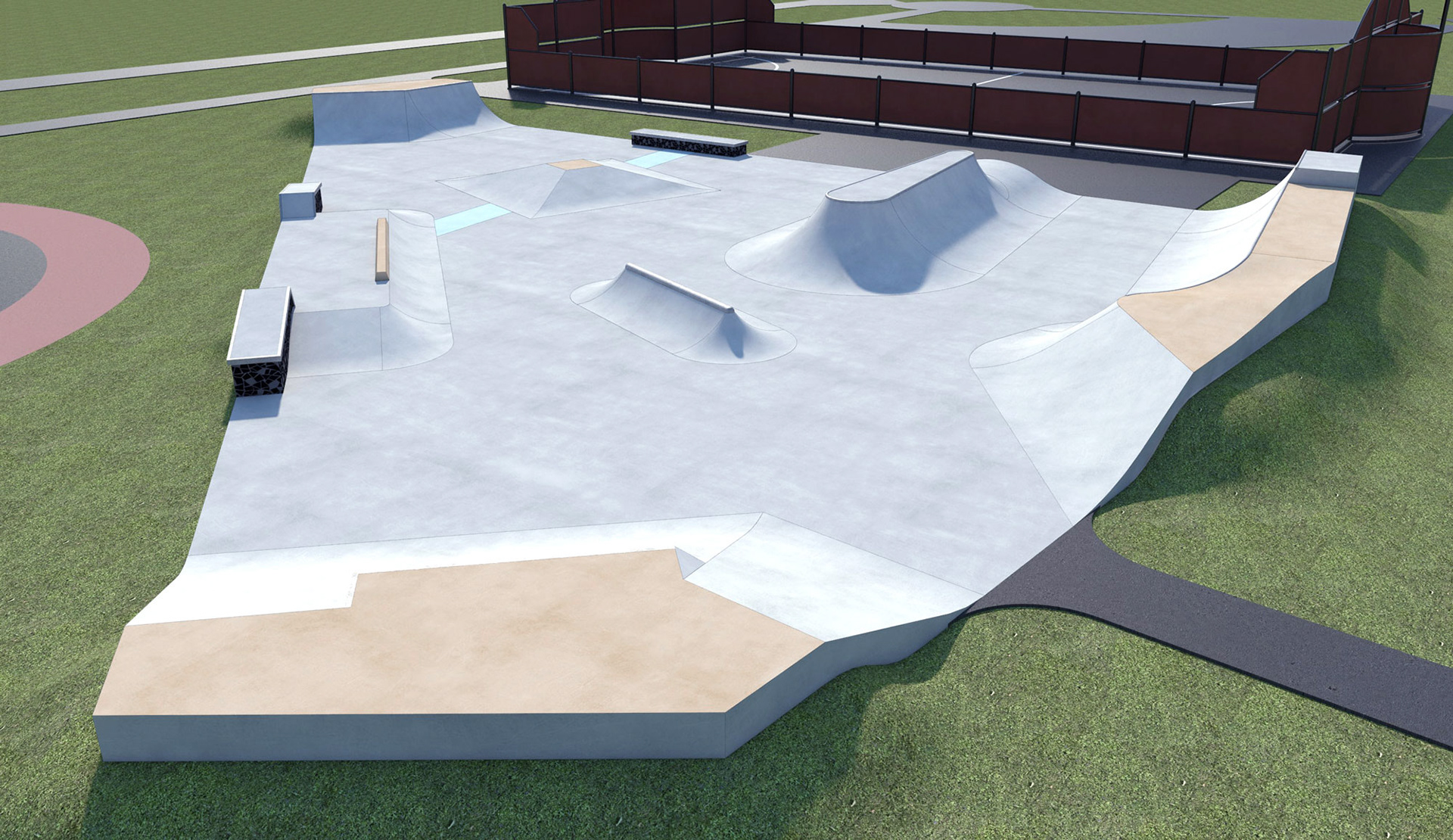Lime Wood Fields Skatepark - Provided by Russell Heideman / Canvas