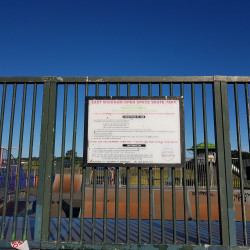 East Wickham Open Space Skatepark Sign - 06/06/2020 - Alex Jordan / The Skateparks Project